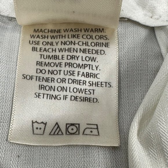 Haggar Men's Size 36X34 Khaki Pant Flex Waist Preowned - Picture 5 of 12